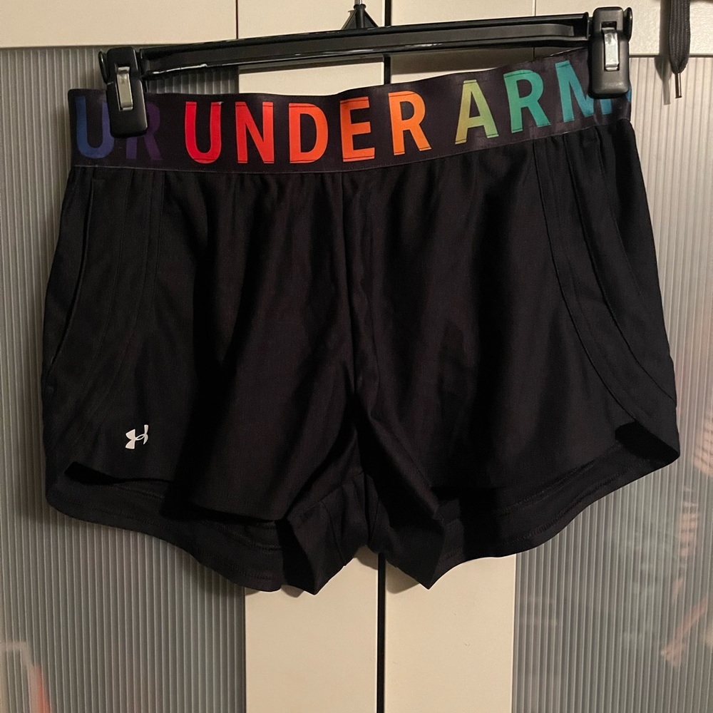 Under Armor running shorts
